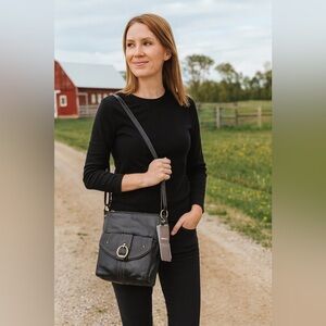 Stone Mountain Leather Shoulder Bag NWT